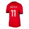 Conjunto (Camiseta+Pantalón Corto) Portugal Joao Felix 11 Primera Equipación Euro 2024 - Niño